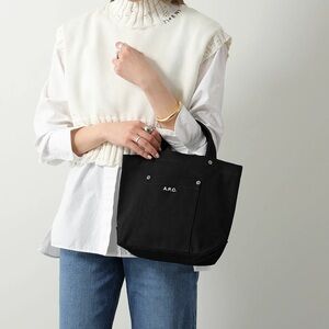 NWT A.P.C. Thais logo-embroidery mini tote bag